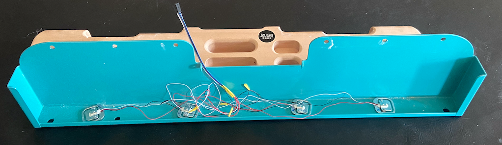 Zlagboard with load cells