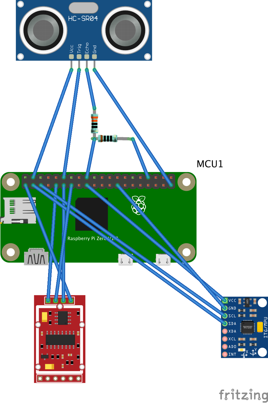 Hangboard wiring - all sensors